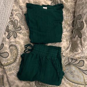 Dark Green Lounge Set
